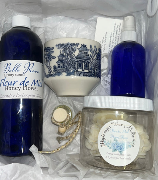 Love it All Bundle! If you love one scent so much you want your house, car, clothes, linens and body, this is the set for you.  A great deal saving $12