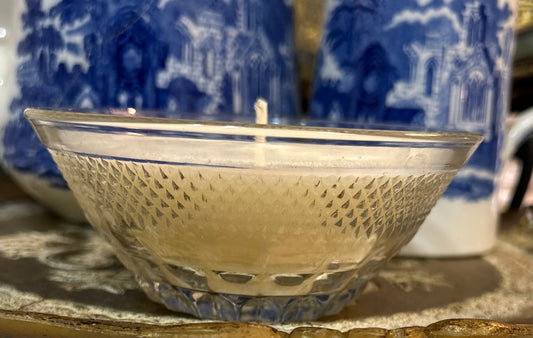 Mon Coeur “My Heart” Vintage glass dish