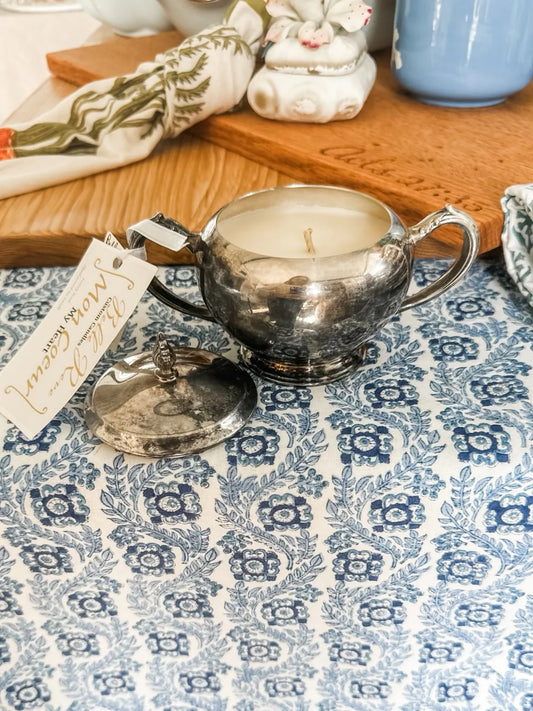 My Heart Silver sugar bowl with lid